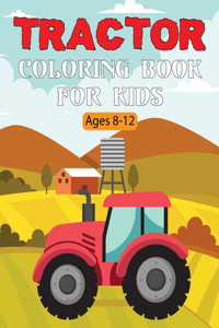 Tractor Coloring Book For Kids