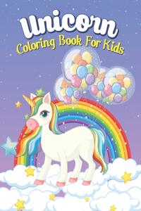 Unicorn Coloring Book For Kids