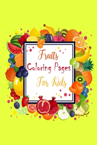 Fruits Coloring Pages For Kids