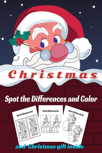 Christmas Spot the Differences and Color