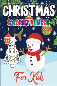 Christmas Color By Number For Kids