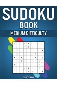 Sudoku Book Medium Difficulty: 600 Medium Puzzles with Solutions in Back