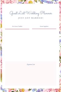 Guest List Wedding Planner