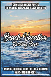 Beach Vacation Coloring Book