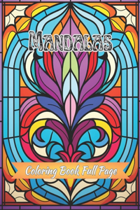 Mandalas Coloring Book Full Page