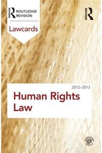 Human Rights Lawcards 2012-2013