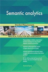 Semantic analytics Standard Requirements