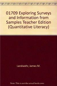 01709 Exploring Surveys and Information from Samples Teacher Edition