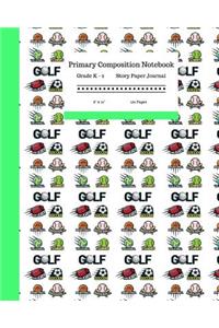 Primary Composition Notebook Grades K-2 Story Paper Journal 8 x 10 120 Pages