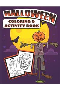 Halloween Coloring & Activity Book
