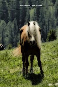 Cheval Haflinger Carnet de notes