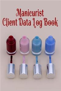 Manicurist Client Data Log Book