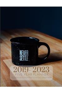 2019-2023 Five Year Planner Entrepreneur Goals Monthly Schedule Organizer
