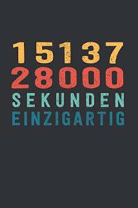 1 513 728 000 Sekunden Einzigartig