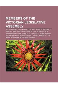 Members of the Victorian Legislative Assembly