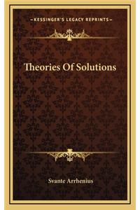 Theories of Solutions