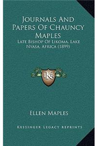 Journals and Papers of Chauncy Maples