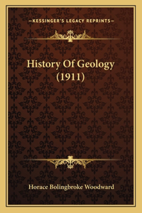 History Of Geology (1911)
