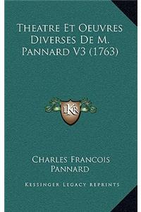 Theatre Et Oeuvres Diverses De M. Pannard V3 (1763)