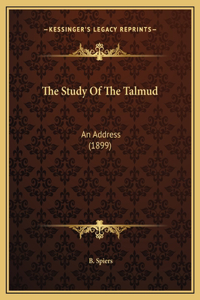 The Study Of The Talmud