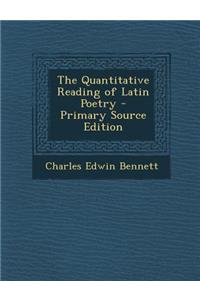 Quantitative Reading of Latin Poetry
