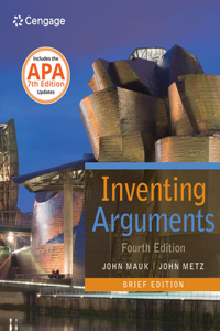 Bundle: Inventing Arguments Brief Edition, 2016 MLA Update, 4th + Mindtap Literature 2.0, 1 Term (6 Months) Printed Access Card, 2nd