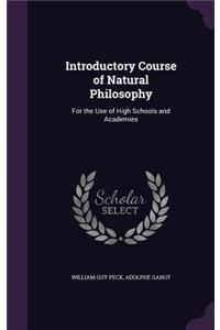 Introductory Course of Natural Philosophy