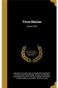 Terra Mariae; Volume 1922
