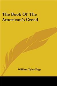 Book Of The American's Creed