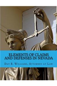 Elements of Claims and Defenses in Nevada