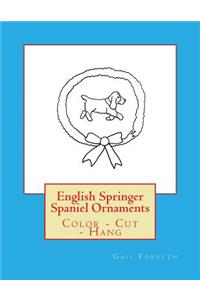 English Springer Spaniel Ornaments