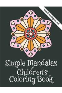 Simple Mandalas Children's Coloring Book