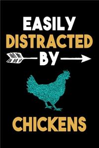 Easily Distracted By Chickens Journal