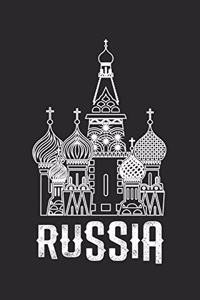 Russia: Calendario, agenda settimanale, agenda, diario, taccuino, libro 105 pagine in copertina morbida. Una settimana su una pagina doppia. Per tutti gli a