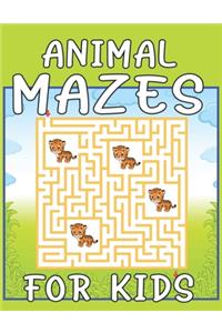 Animal Mazes For Kids