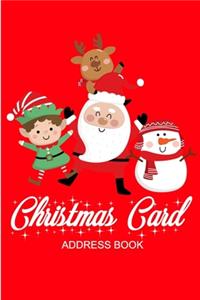 Christmas Card Address Book