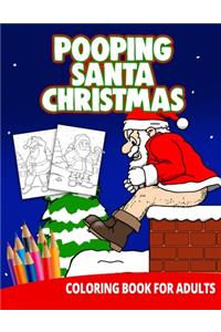 Pooping Christmas Santa Coloring Book For Adults