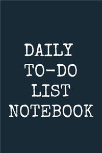 DAILY TO-DO LIST NOTEBOOK A beautiful