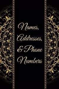 Names, Addresses, & Phone Numbers