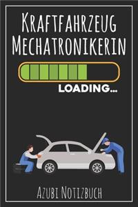 Kraftfahrzeug Mechatronikerin Loading... Azubi Notizbuch