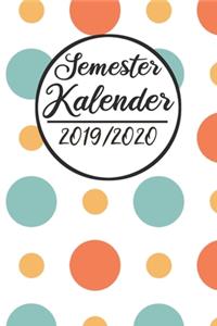 Semester Kalender 2019 / 2020