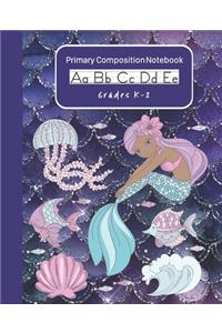 Mermaid Primary Composition Notebook K-2