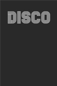 Awesome Disco Lover Notebook 120 Lined Blank Pages for Disco Music Fans