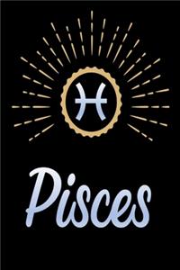 Pisces Star Sign Notebook