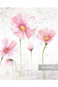 Pink Wildflowers Journal