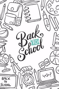 Back to School kids College noutebook journal 100 pages
