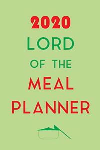 2020 Lord Of The Meal Planner