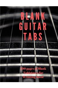 Blank Guitar Tabs
