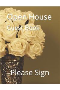Open House Guest Book