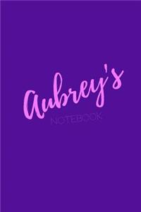 Aubrey's Notebook
